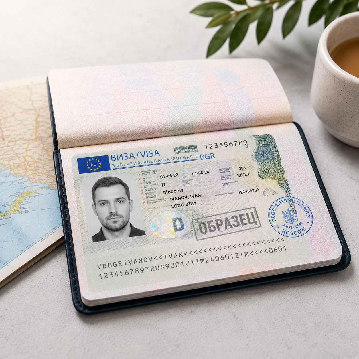Паспорт с визой D